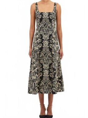 NEW ULLA JOHNSON natali tank dress in black